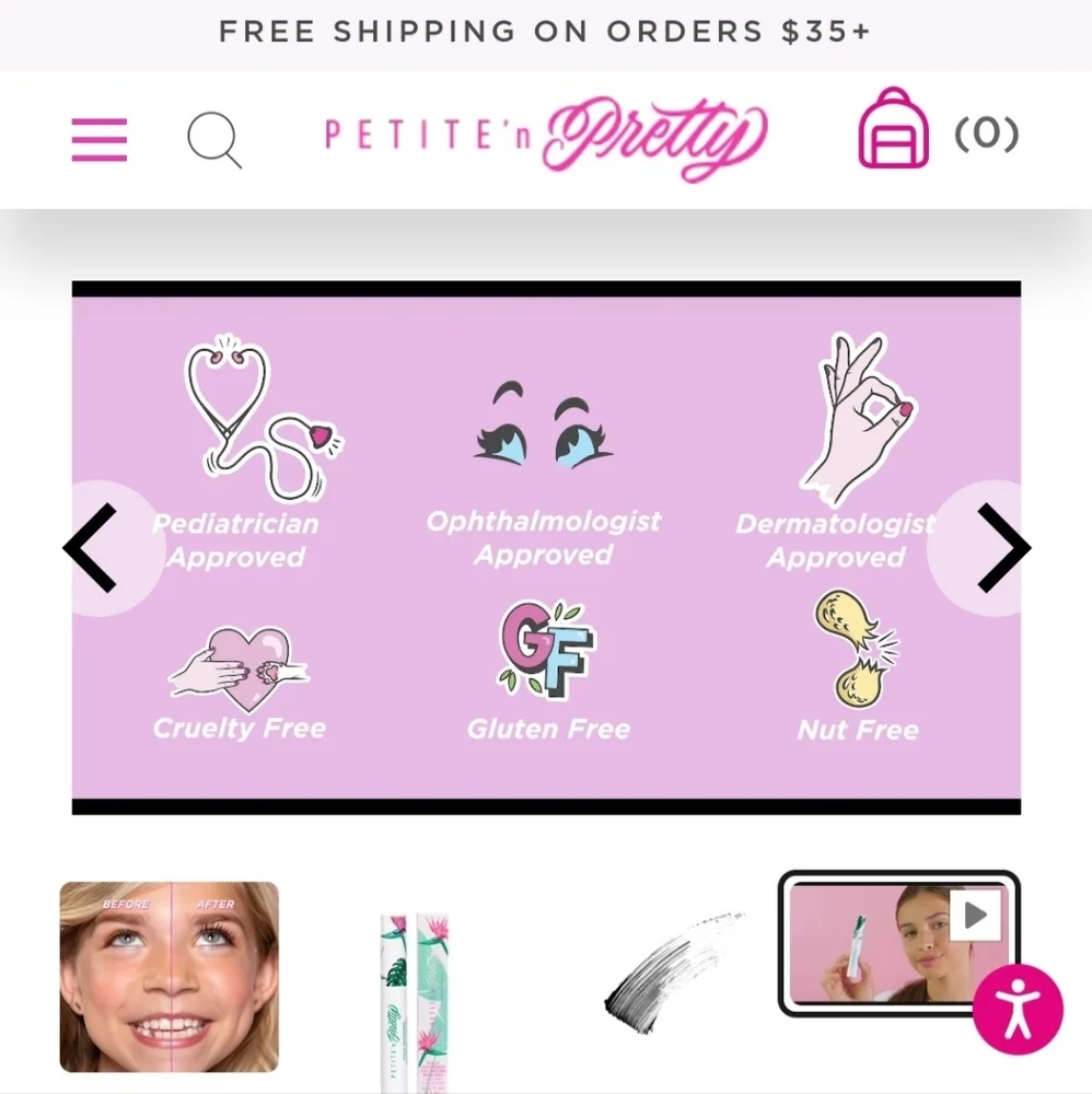 Petite 'N Pretty: Fully Feathered Volumizing Mascara